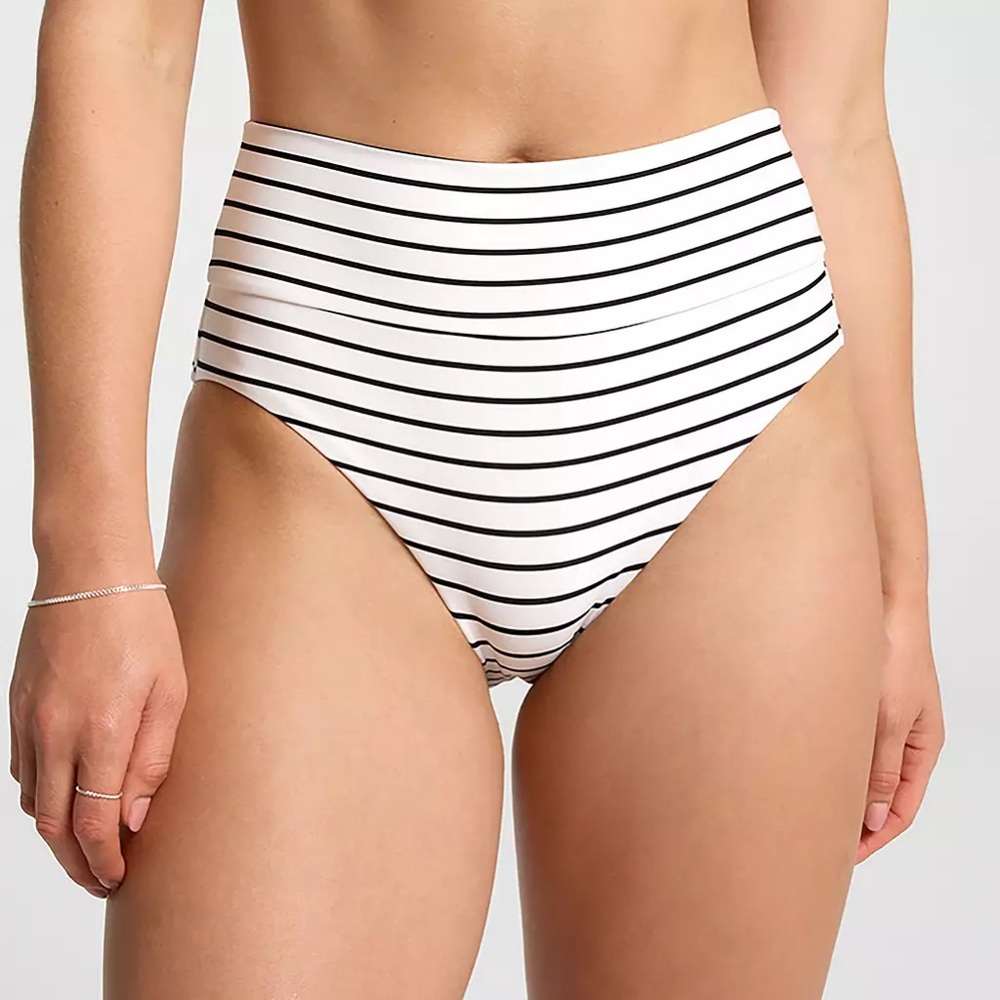 New! Calia by Carrie Underwood Women's Swim Bottom Costal Cloud/white size XL